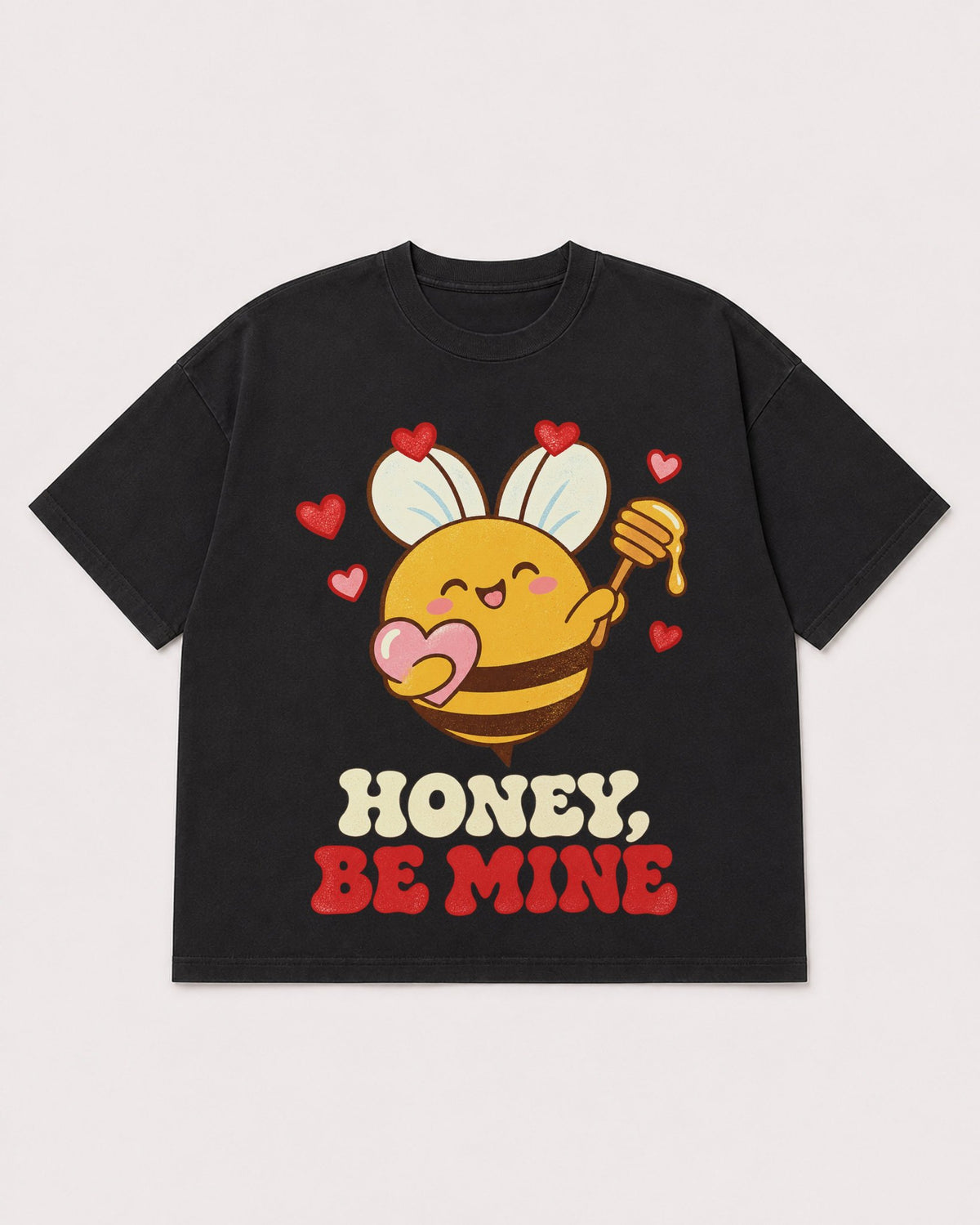 Mockup Boxy Heavyweight Tee Black product