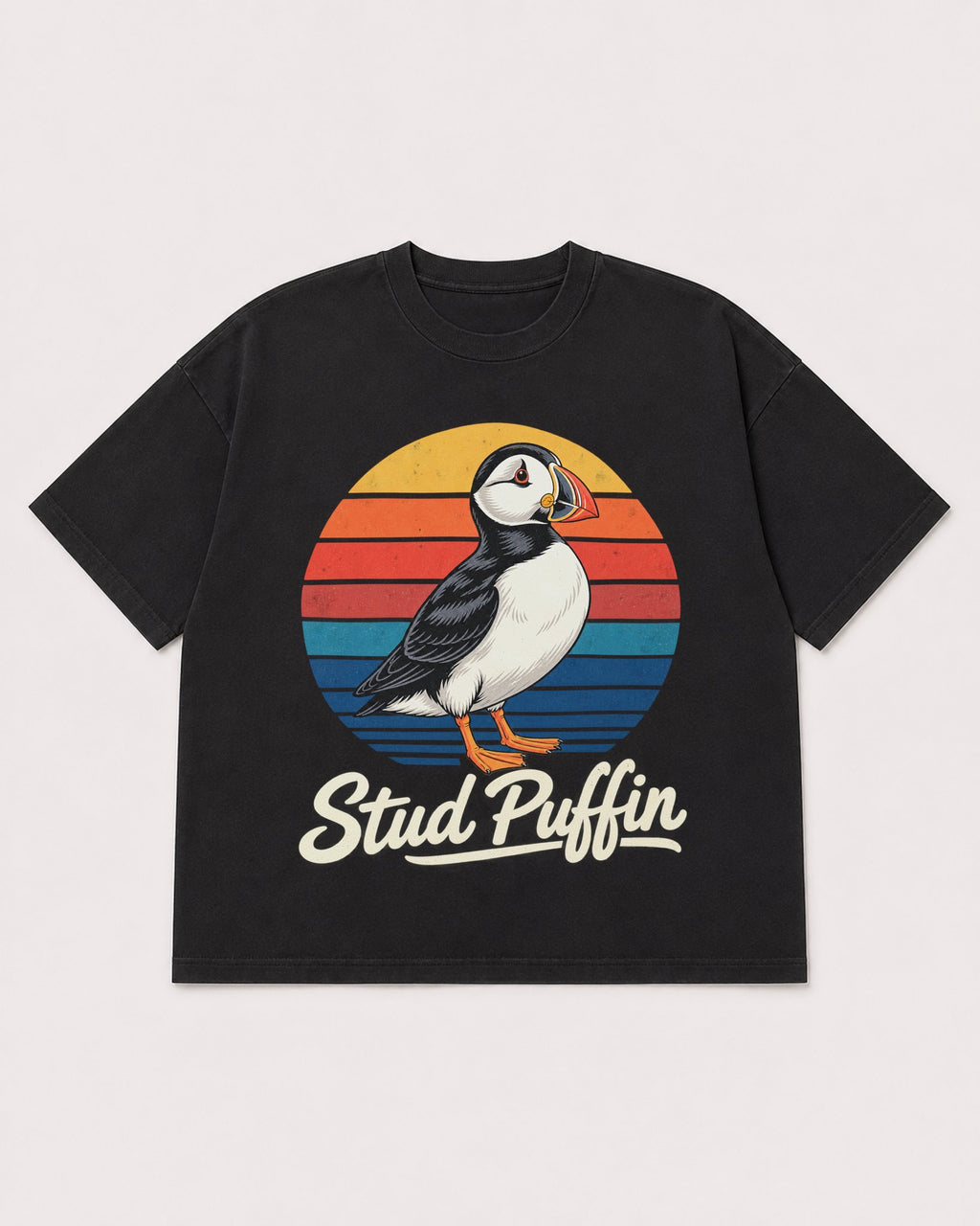 Mockup Boxy Heavyweight Tee Black product