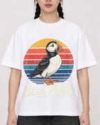 Mockup Boxy Heavyweight Tee White female close-up 43