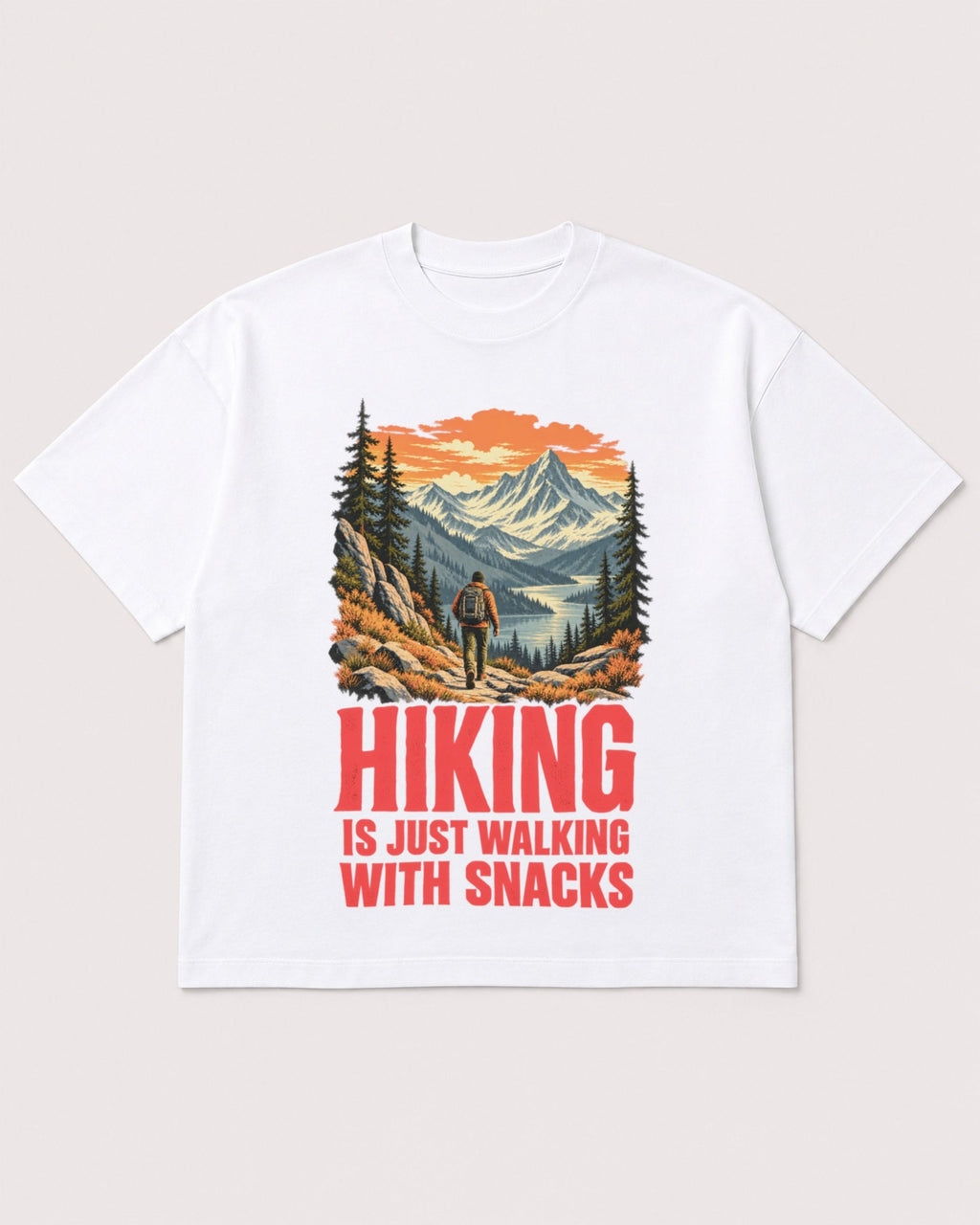 Mockup Boxy Heavyweight Tee White product