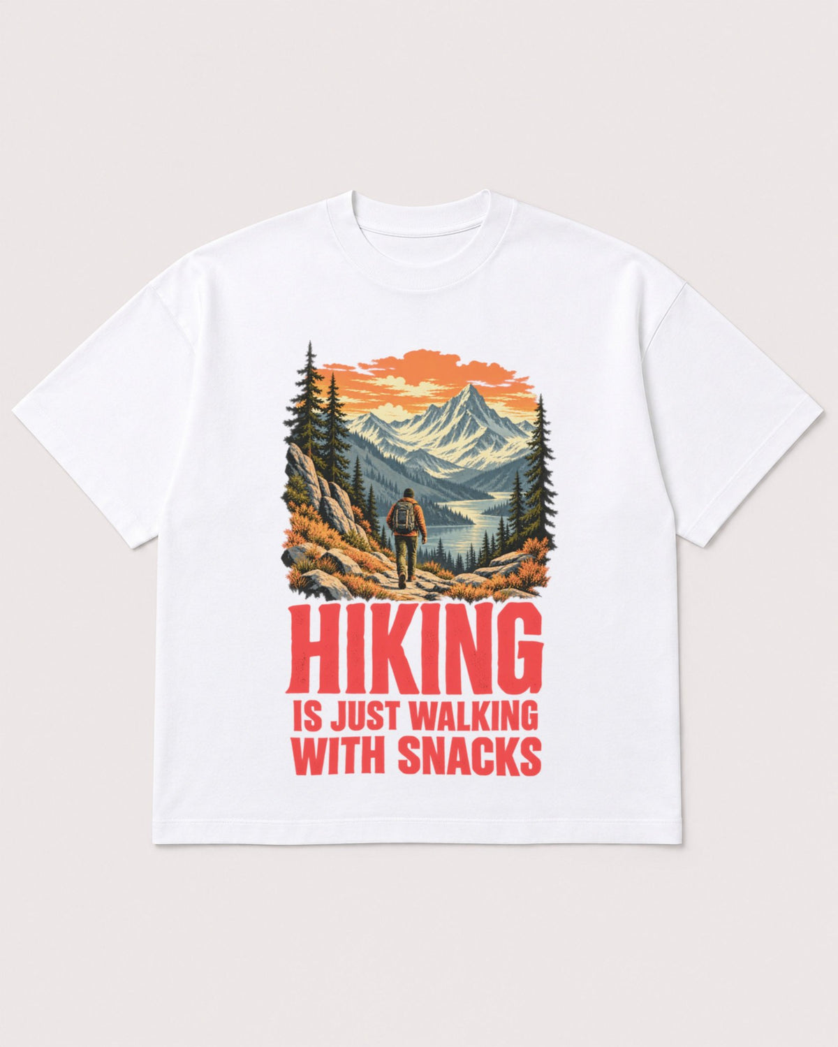 Mockup Boxy Heavyweight Tee White product