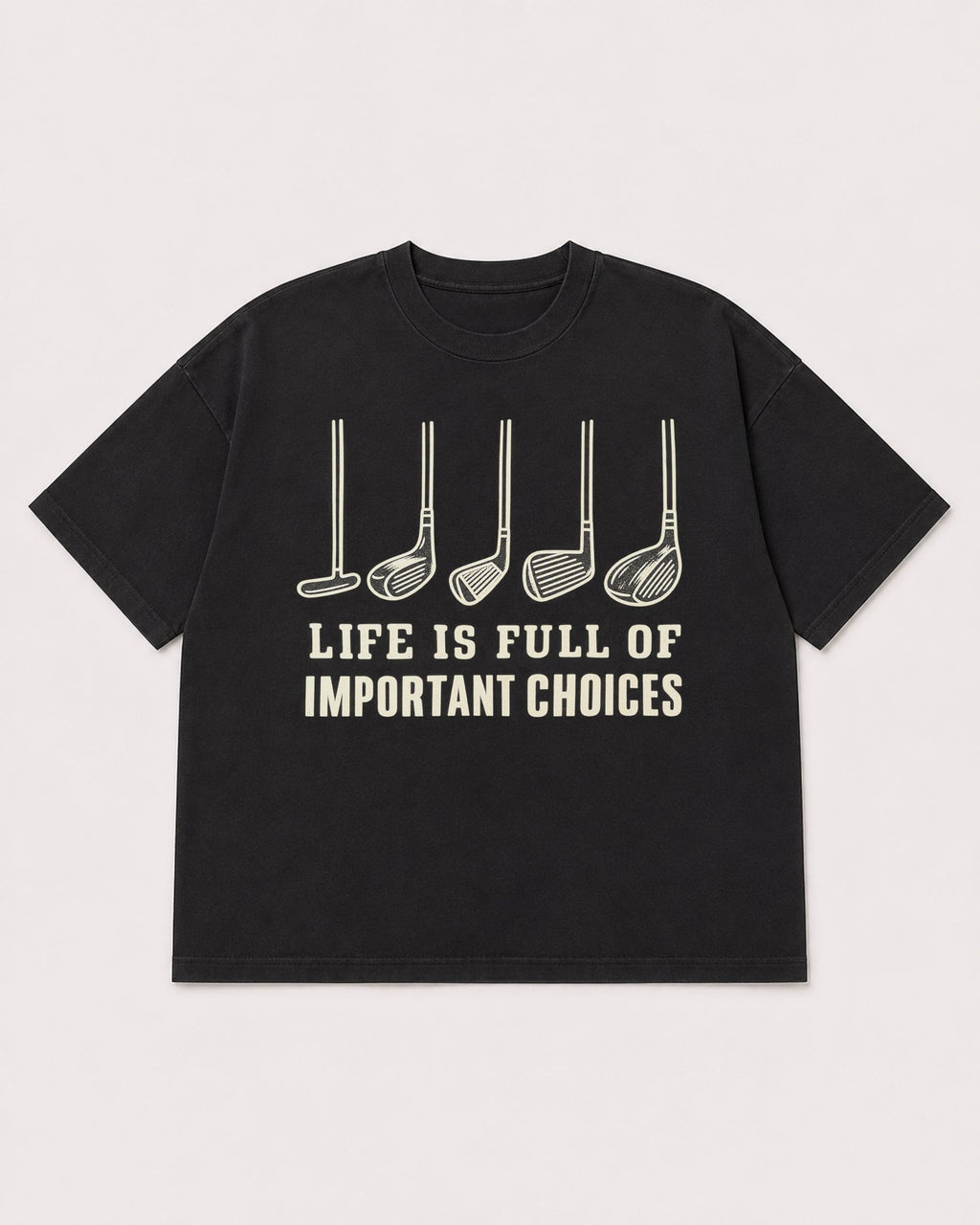 Mockup Boxy Heavyweight Tee Black product