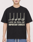 Mockup Boxy Heavyweight Tee Black male close-up 31