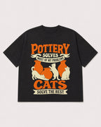 Mockup Boxy Heavyweight Tee Black product