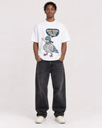 Mockup Boxy Heavyweight Tee White male full-body 05