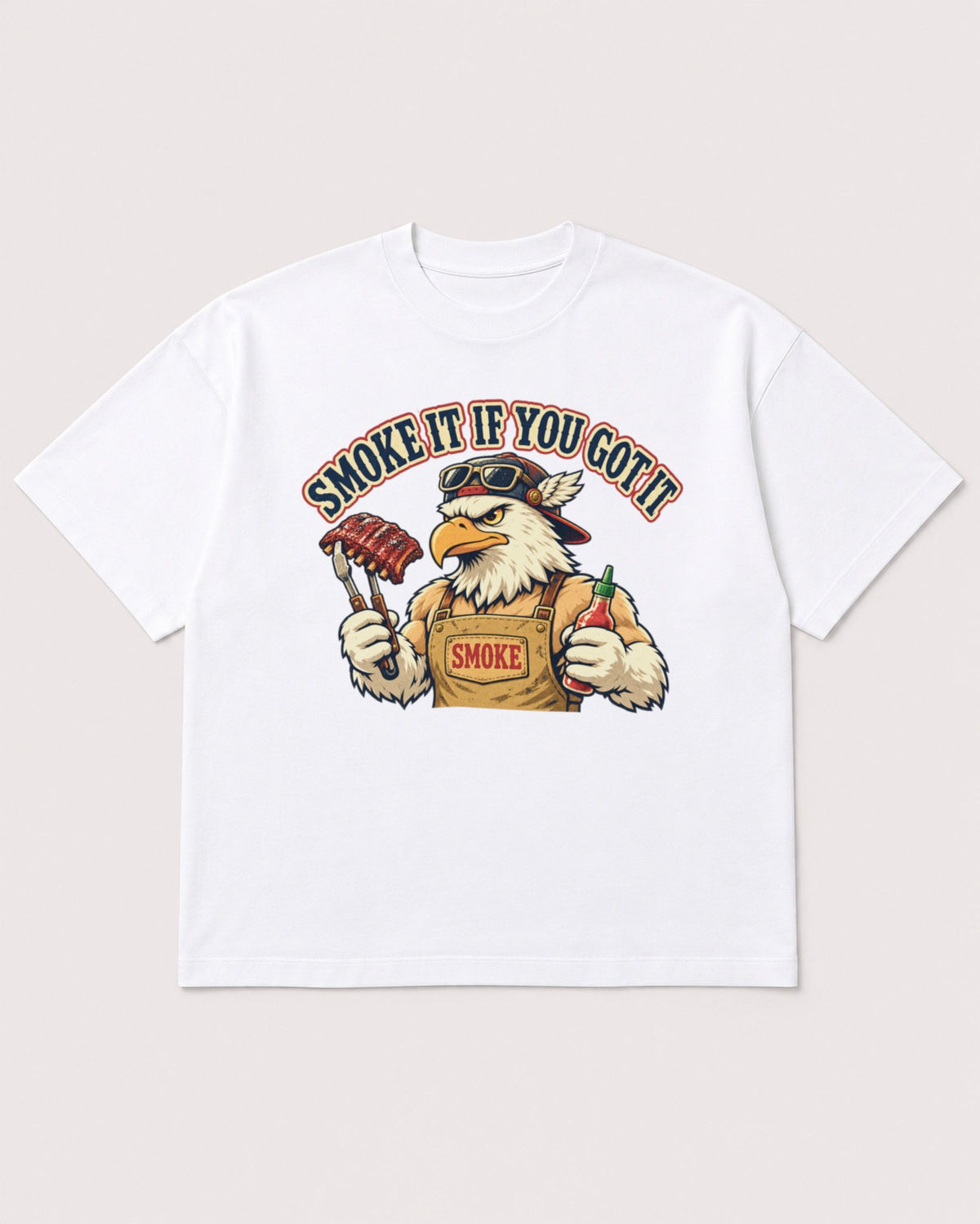 Mockup Boxy Heavyweight Tee White product