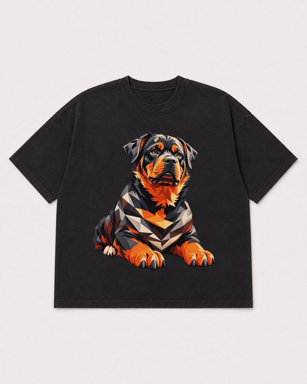 Mockup Boxy Heavyweight Tee Black product