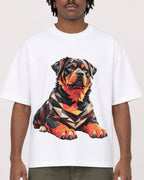Mockup Boxy Heavyweight Tee White male close-up 04