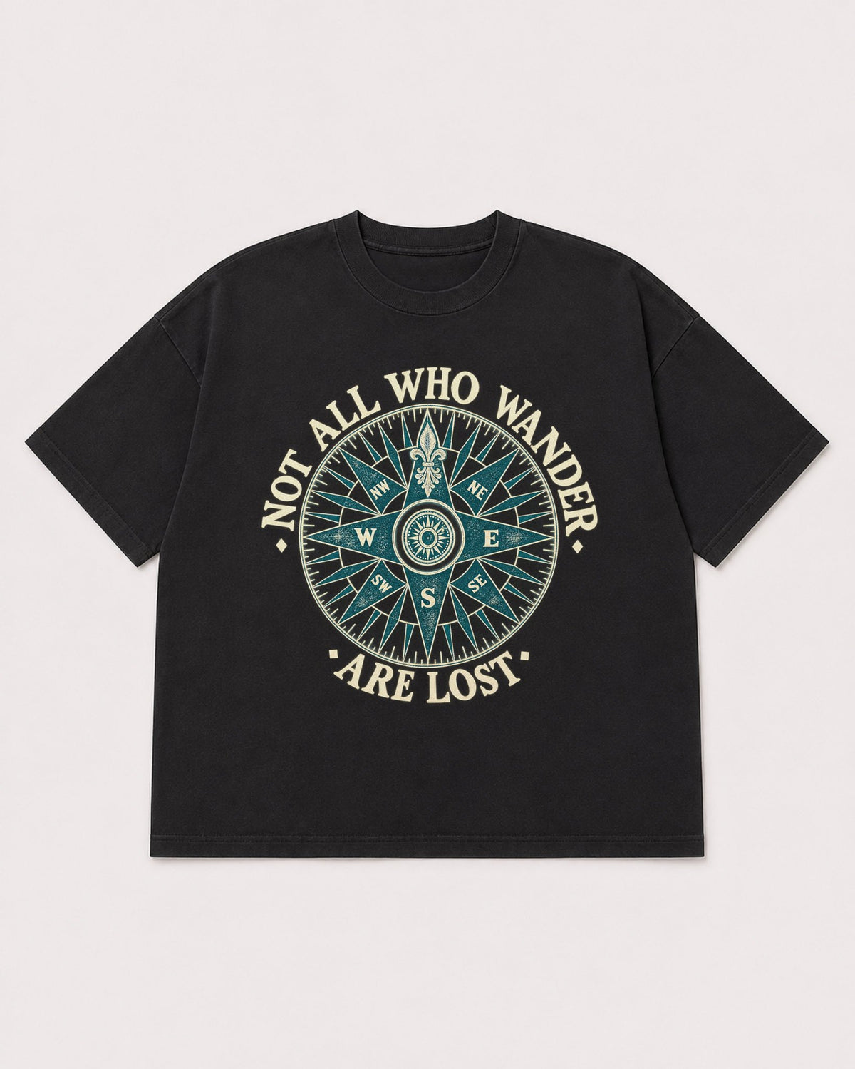 Mockup Boxy Heavyweight Tee Black product