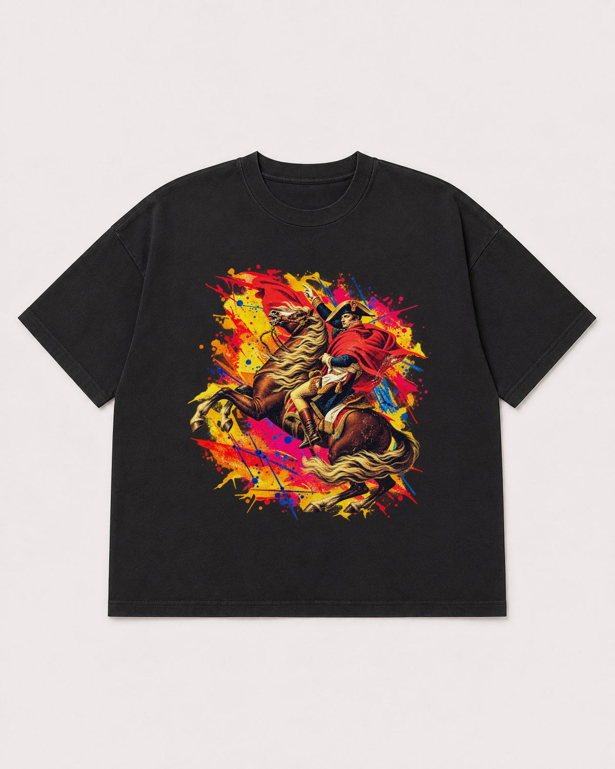 Mockup Boxy Heavyweight Tee Black product