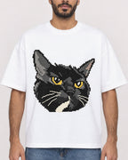 Mockup Boxy Heavyweight Tee White male close-up 07