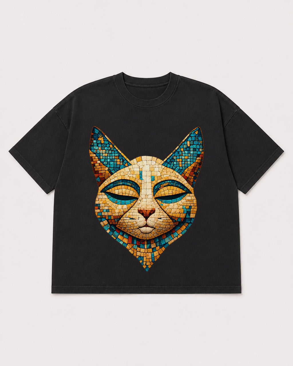 Mockup Boxy Heavyweight Tee Black product
