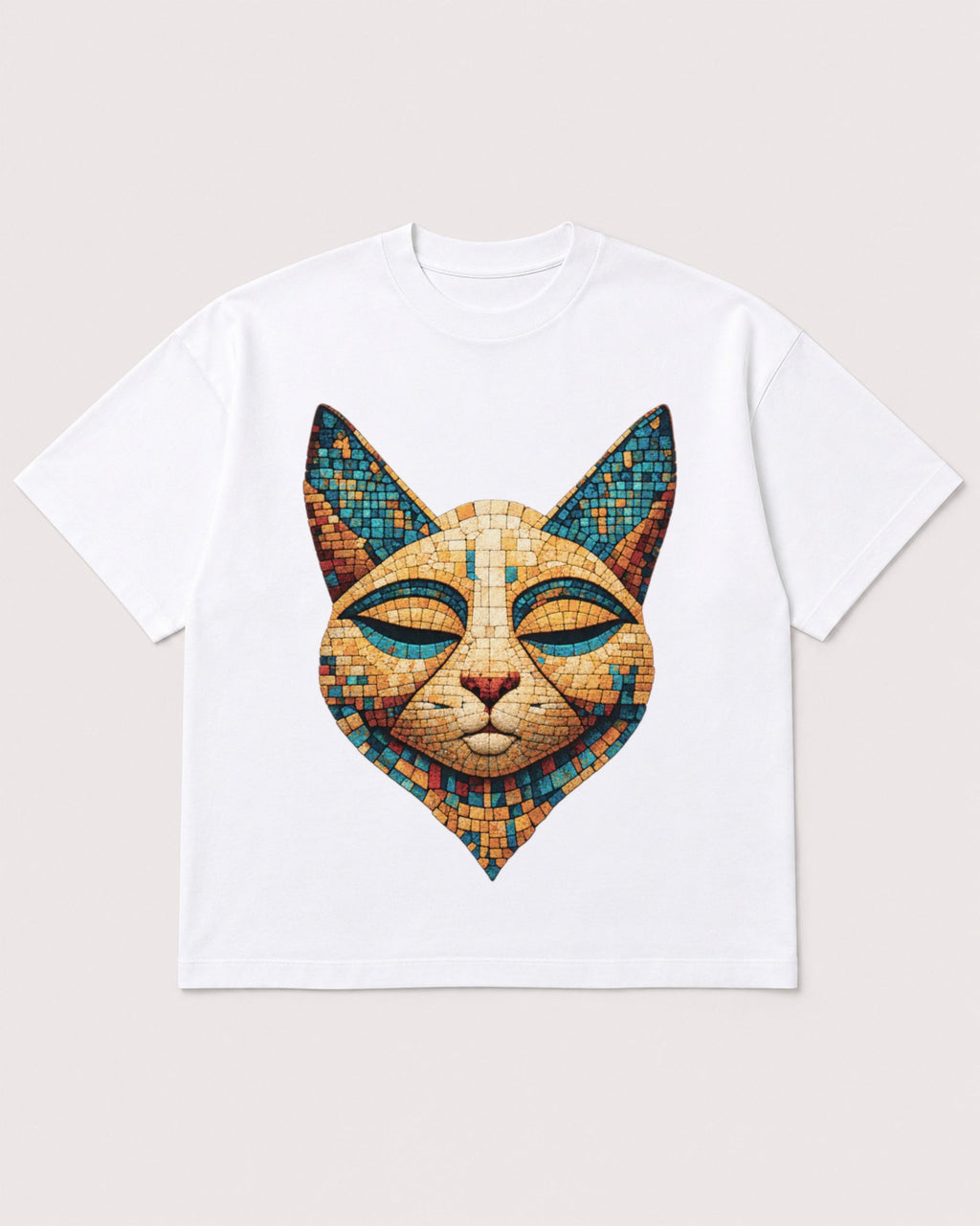 Mockup Boxy Heavyweight Tee White product