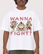 Mockup Boxy Heavyweight Tee White male close-up 04