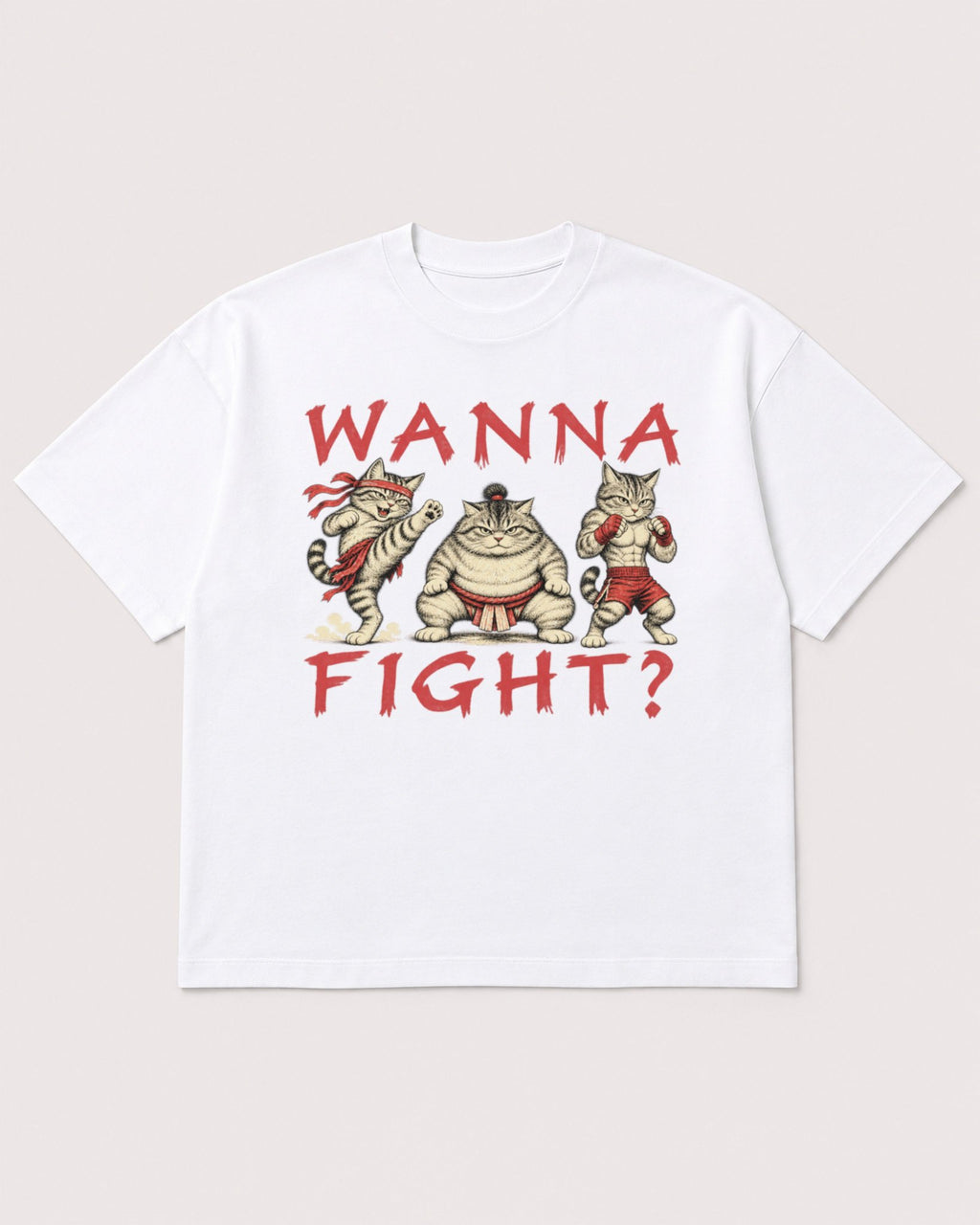 Mockup Boxy Heavyweight Tee White product