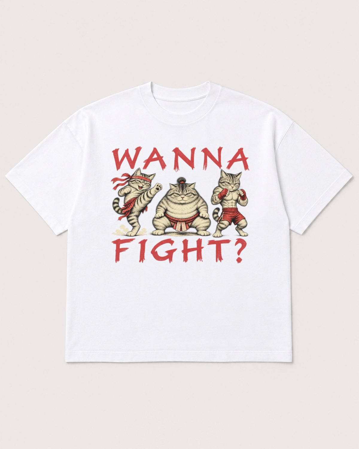 Mockup Boxy Heavyweight Tee White product
