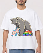 Mockup Boxy Heavyweight Tee White male close-up 02