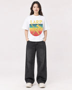 Mockup Boxy Heavyweight Tee White female full-body 03
