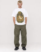 Mockup Boxy Heavyweight Tee White male full-body 39