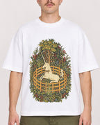 Mockup Boxy Heavyweight Tee White male close-up 39