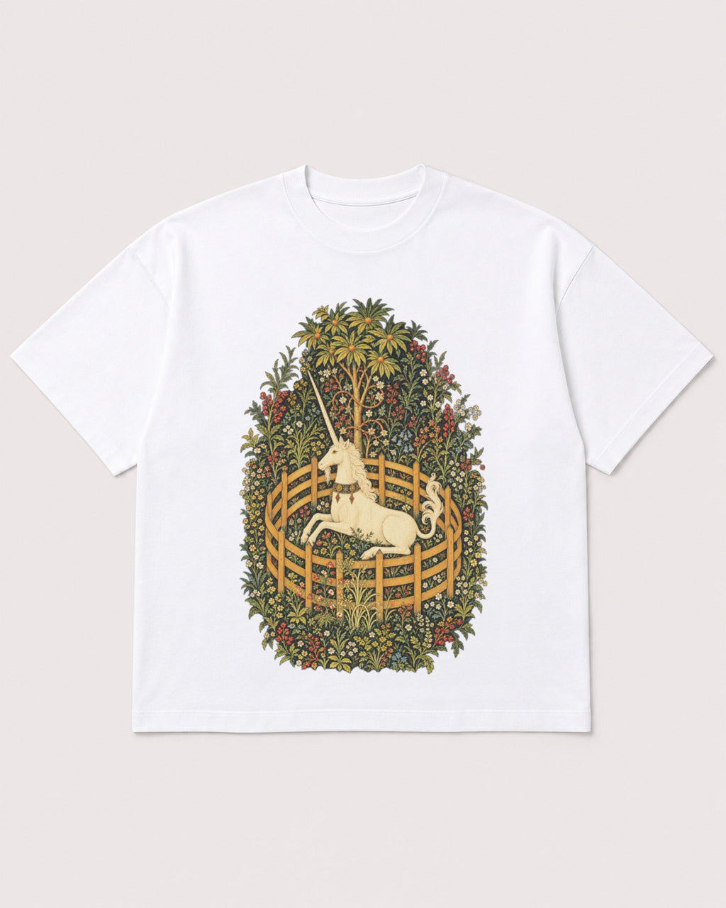 Mockup Boxy Heavyweight Tee White product