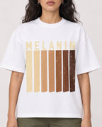 Mockup Boxy Heavyweight Tee White female close-up 07