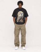 Mockup Boxy Heavyweight Tee Black male full-body 04