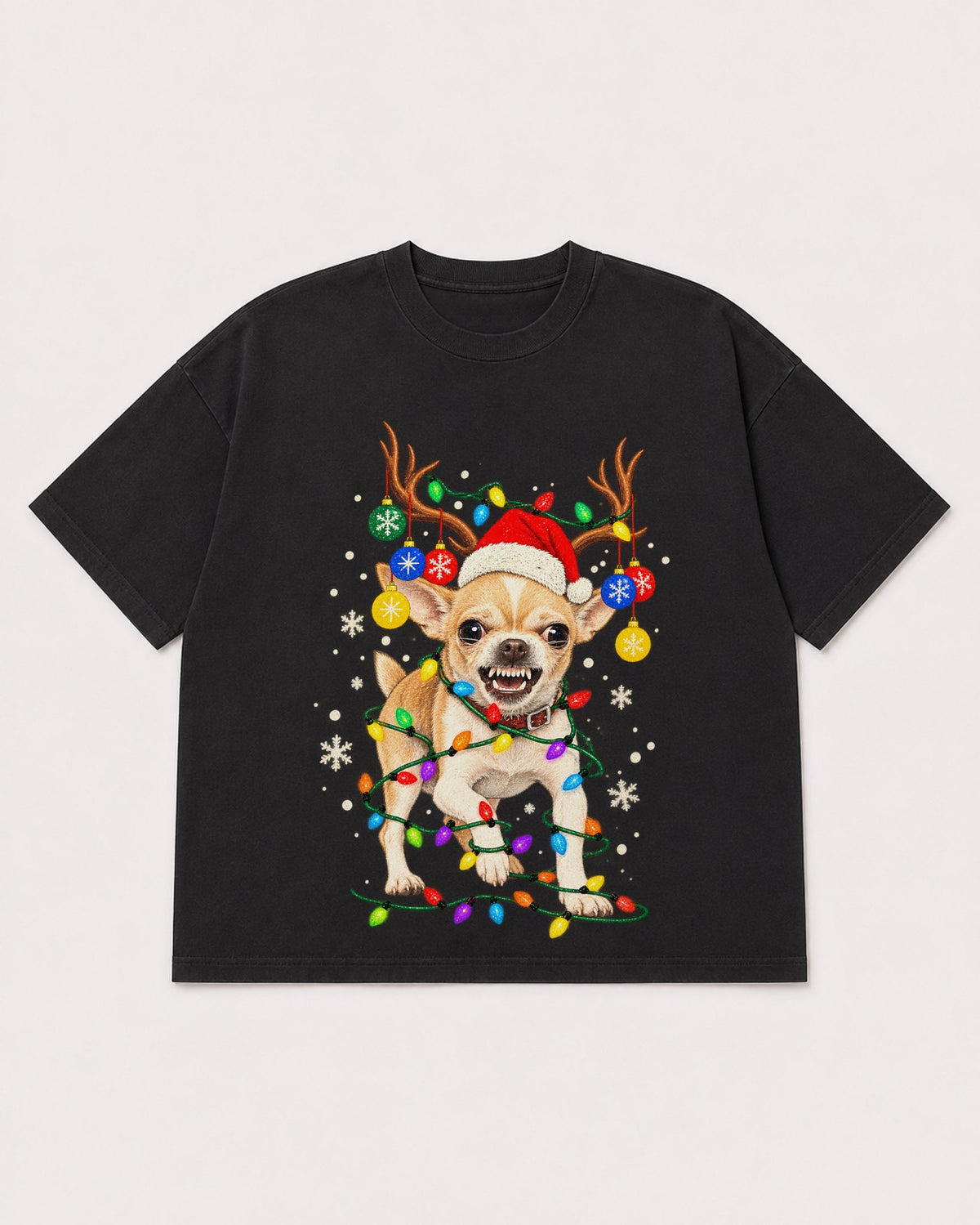 Mockup Boxy Heavyweight Tee Black product