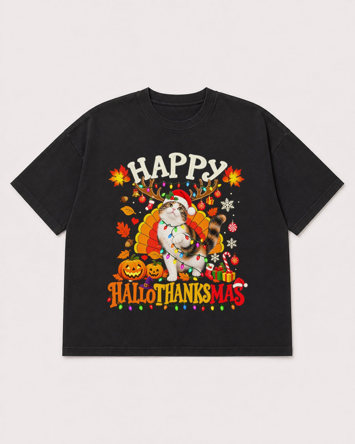 Mockup Boxy Heavyweight Tee Black product