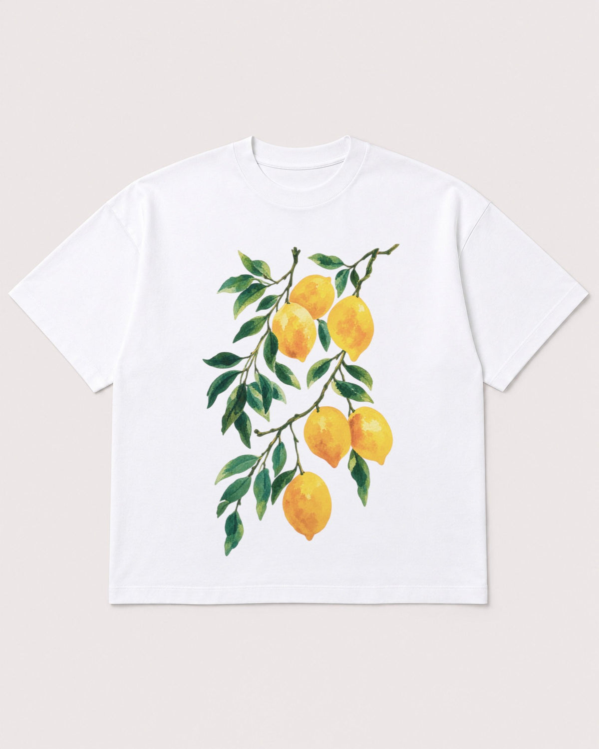 Mockup Boxy Heavyweight Tee White product