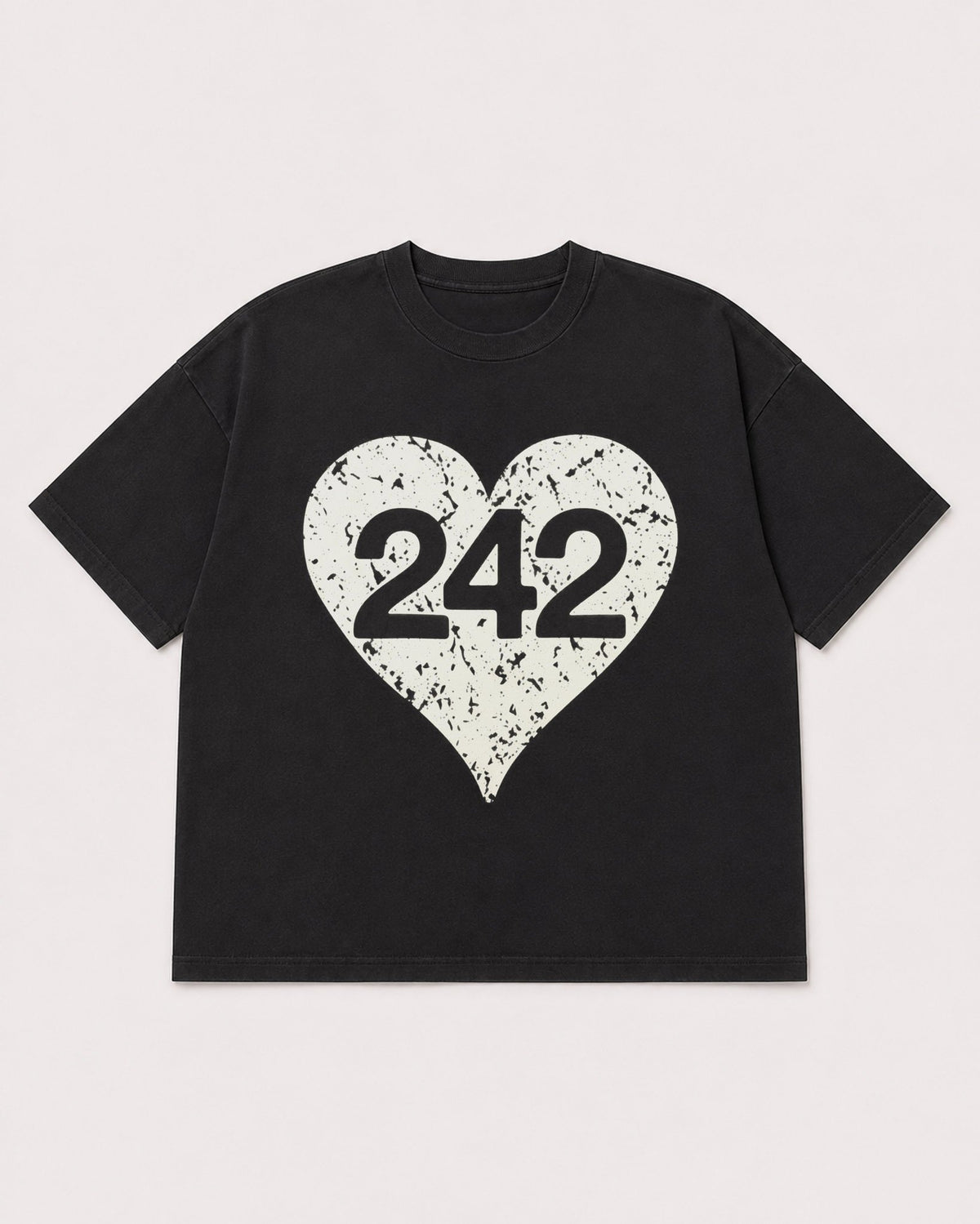 Mockup Boxy Heavyweight Tee Black product