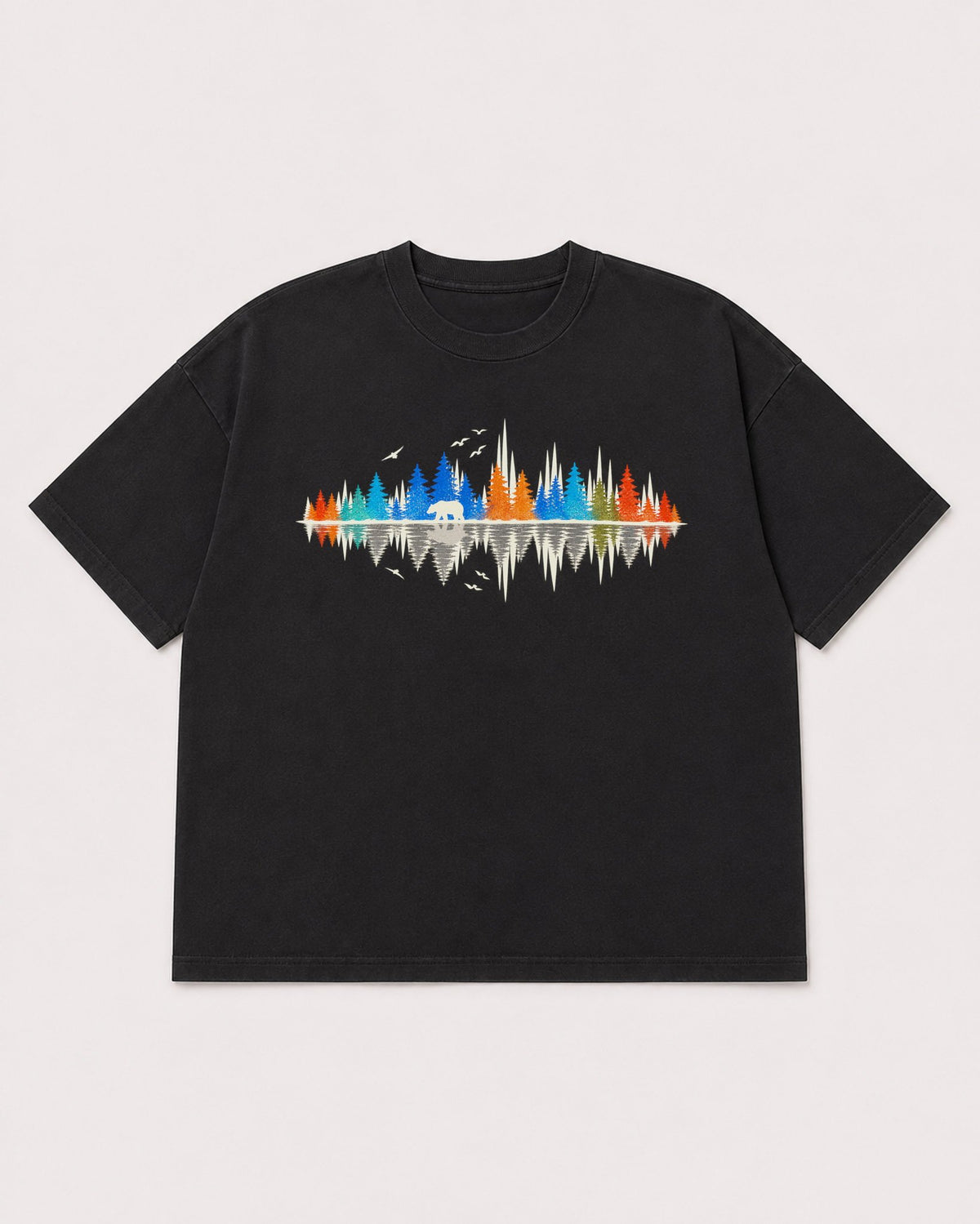 Mockup Boxy Heavyweight Tee Black product