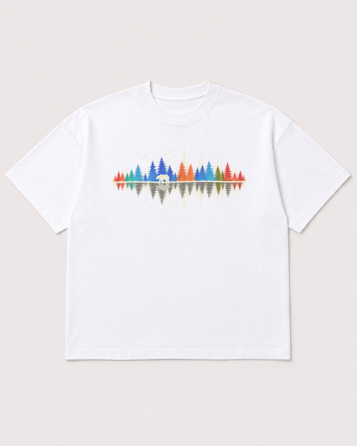 Mockup Boxy Heavyweight Tee White product