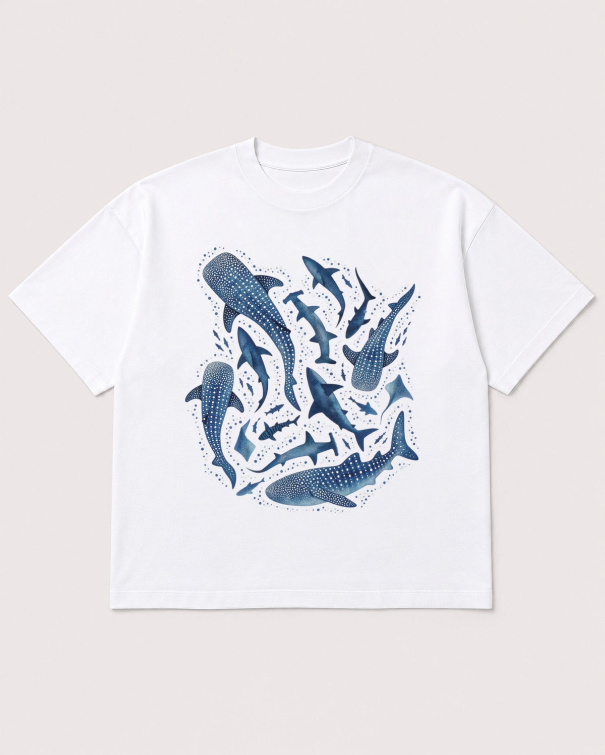 Mockup Boxy Heavyweight Tee White product