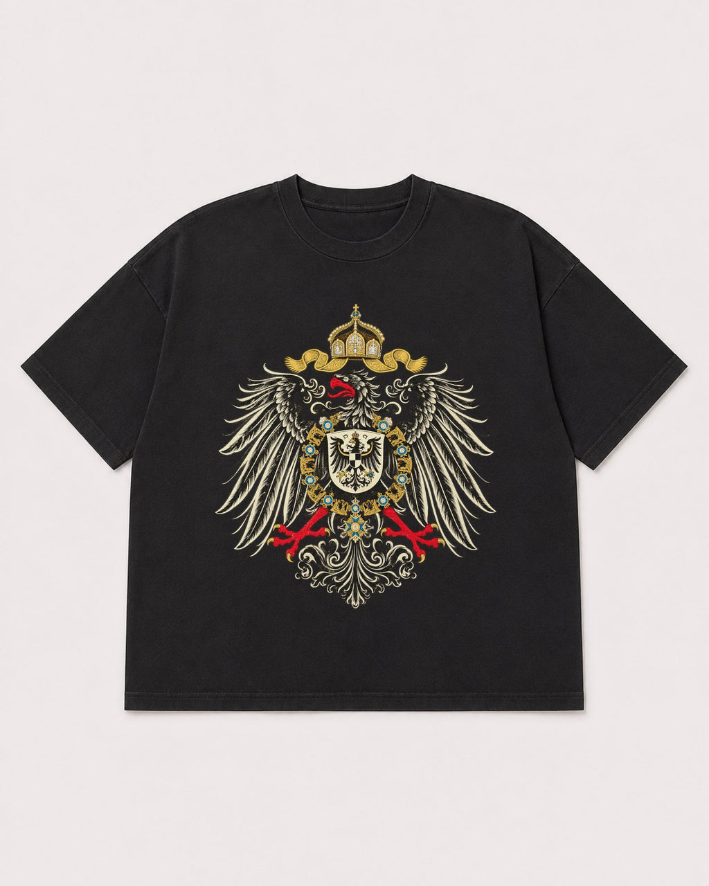 Mockup Boxy Heavyweight Tee Black product