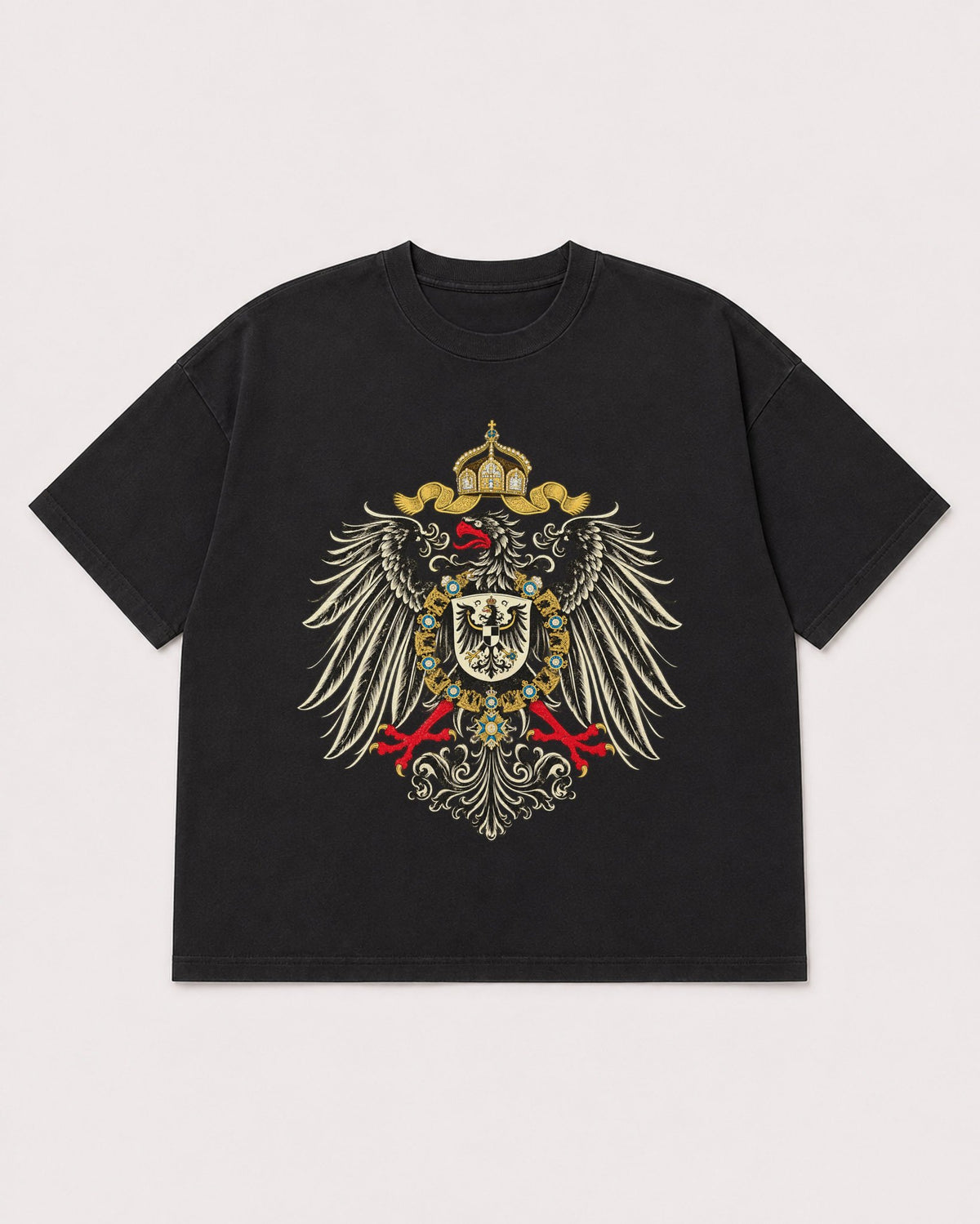 Mockup Boxy Heavyweight Tee Black product