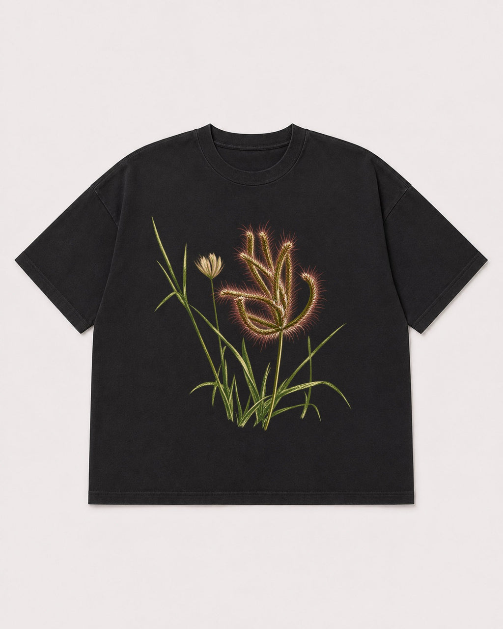 Mockup Boxy Heavyweight Tee Black product