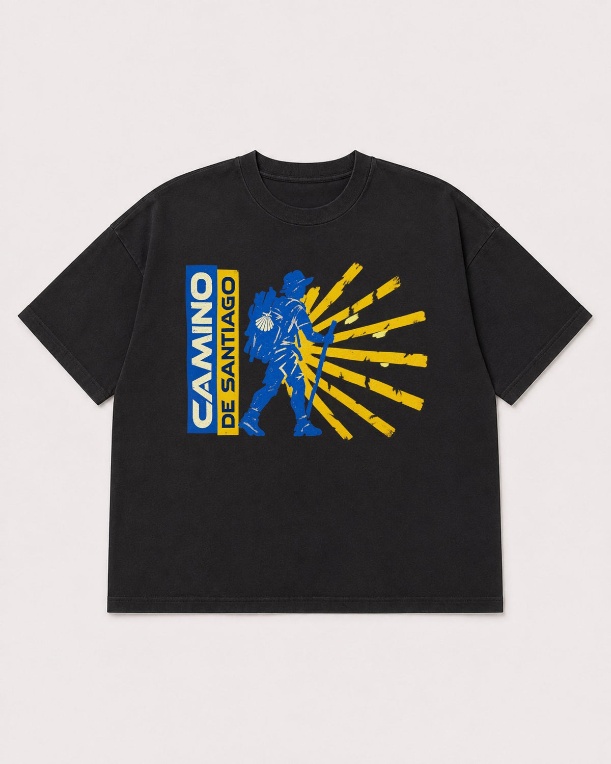 Mockup Boxy Heavyweight Tee Black product