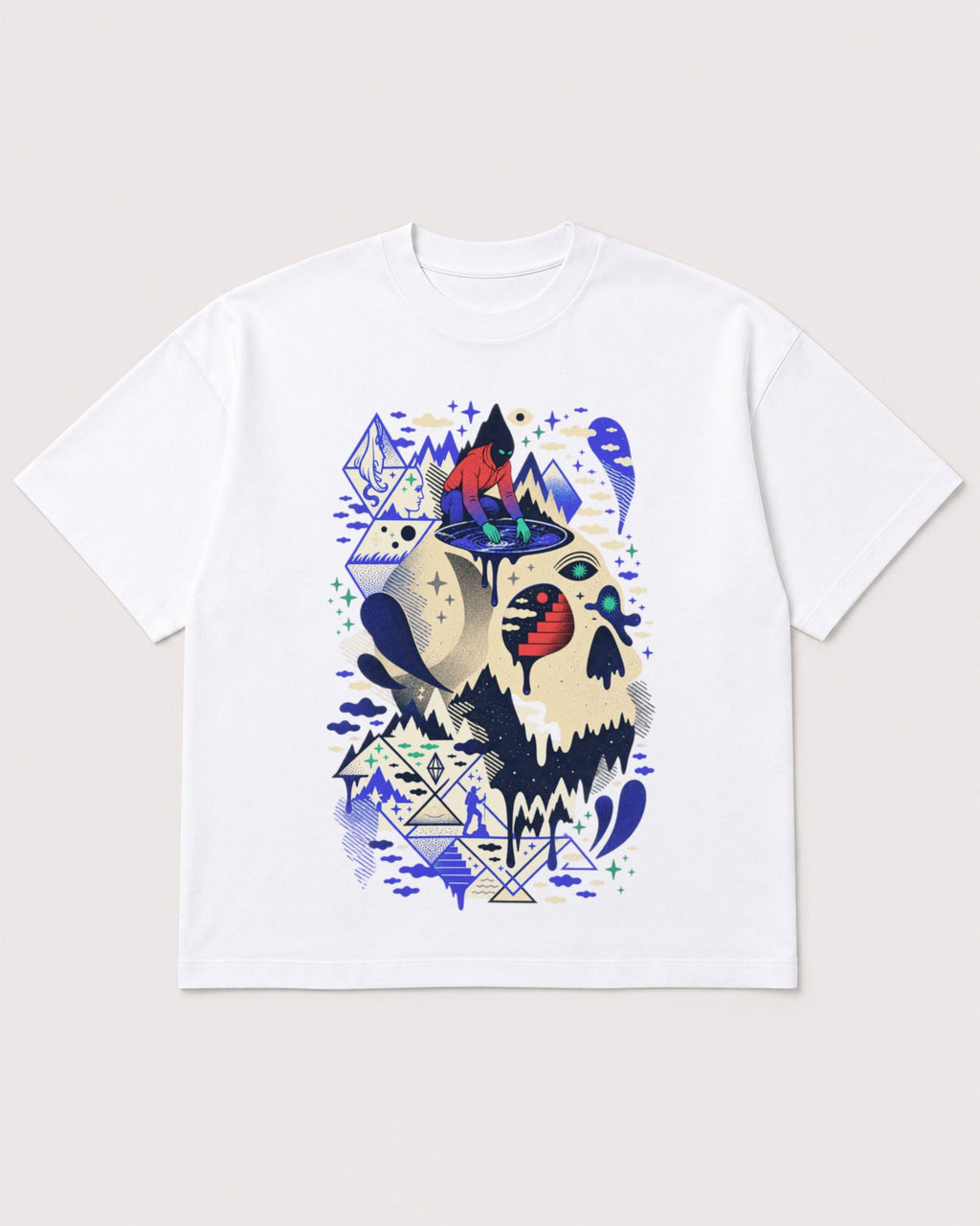 Mockup Boxy Heavyweight Tee White product