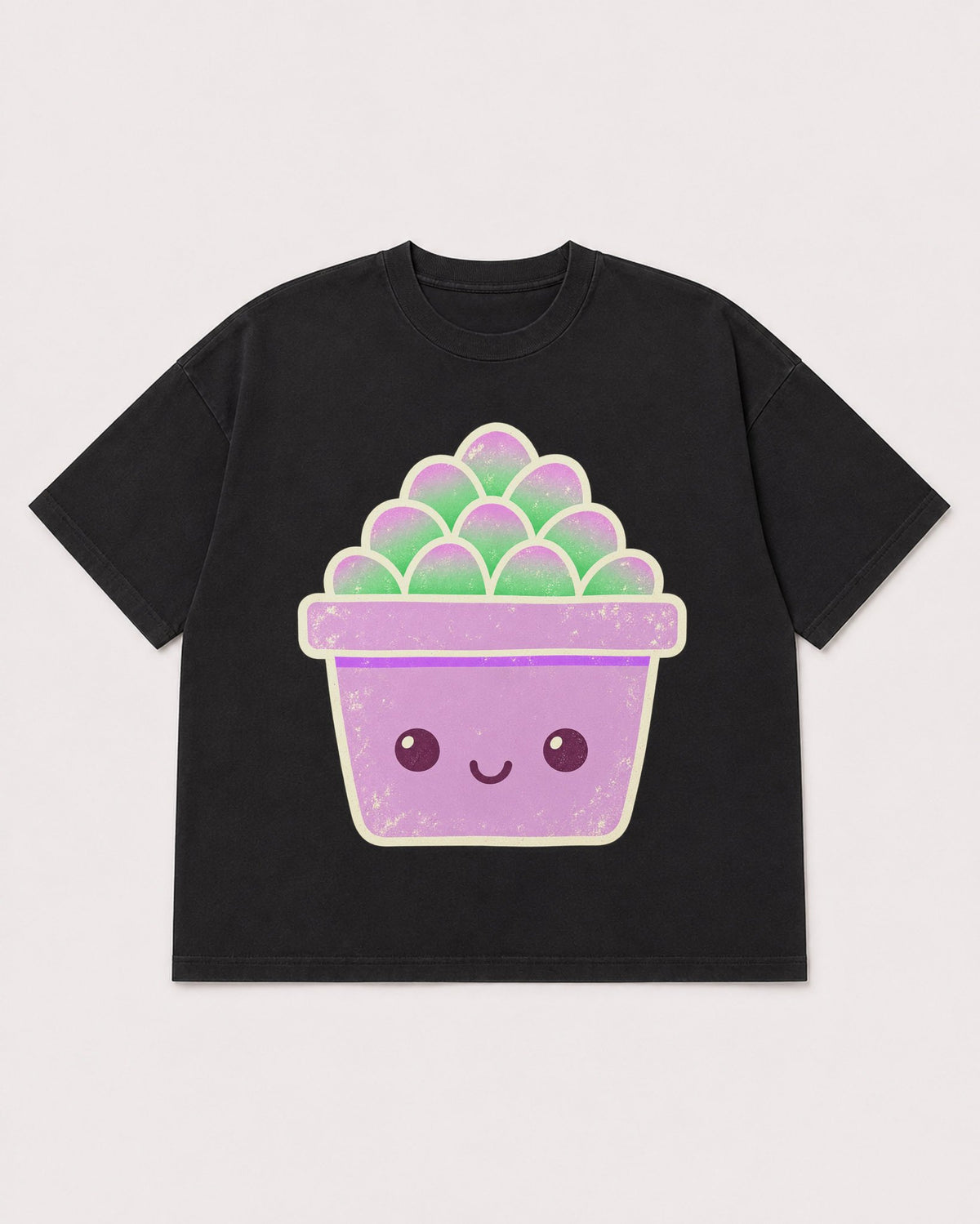 Mockup Boxy Heavyweight Tee Black product
