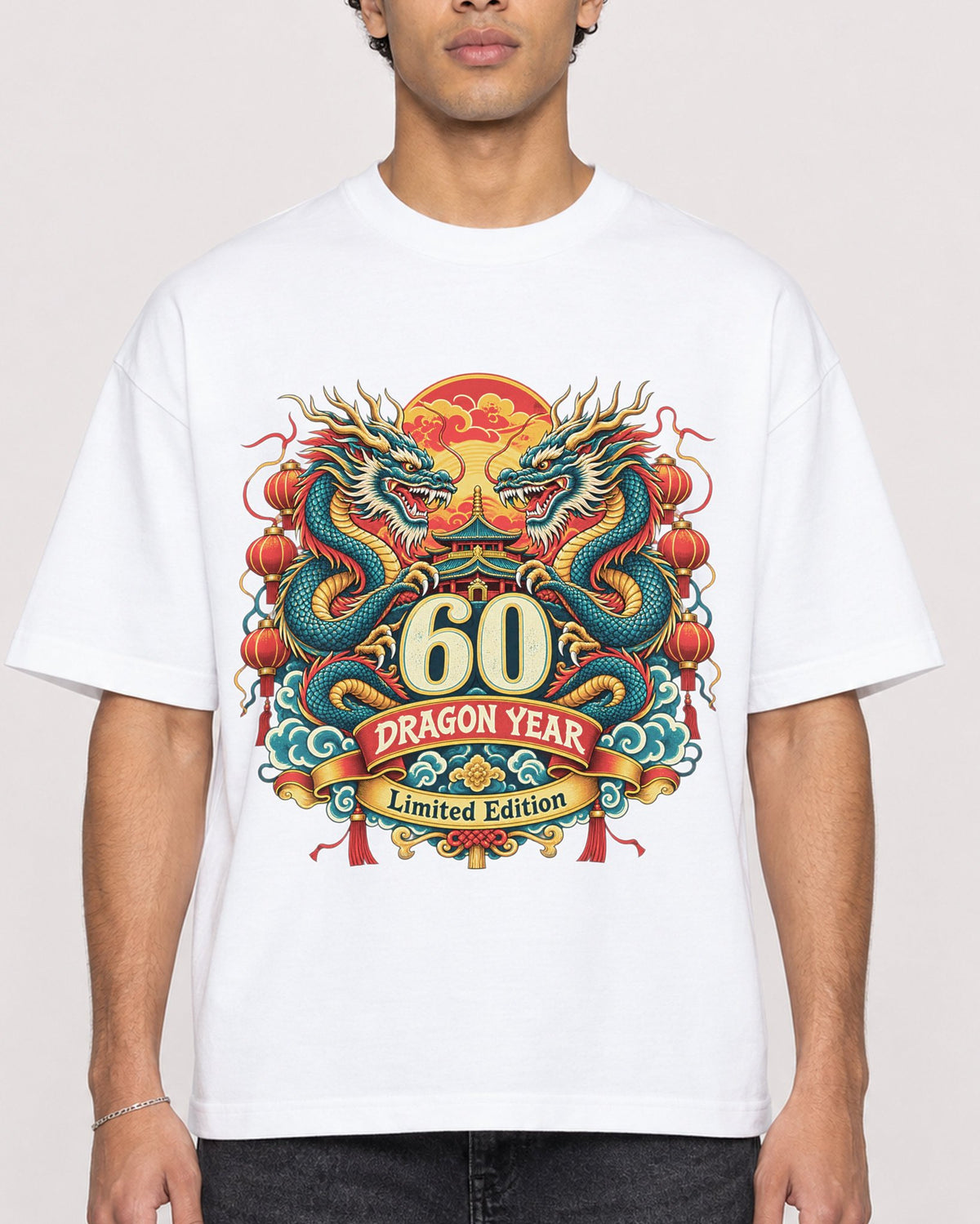 Mockup Boxy Heavyweight Tee White male close-up 10
