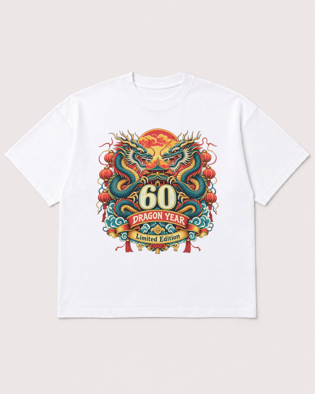 Mockup Boxy Heavyweight Tee White product