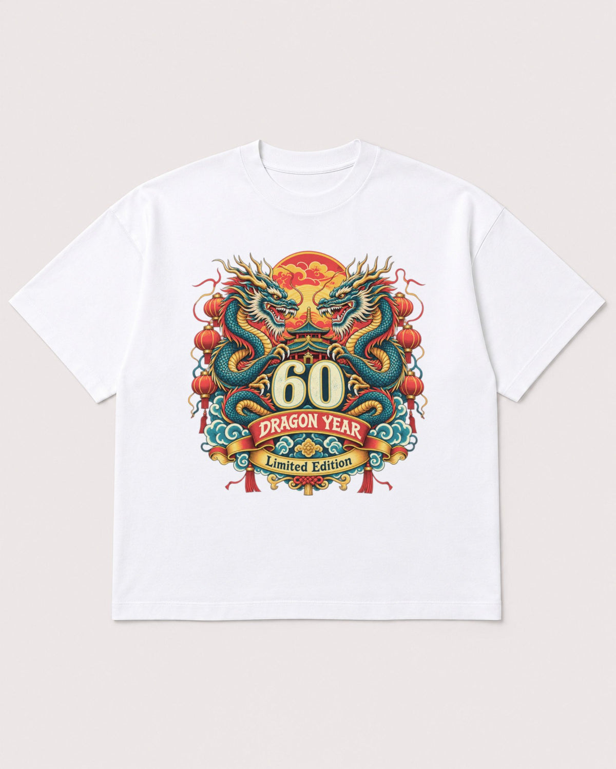 Mockup Boxy Heavyweight Tee White product