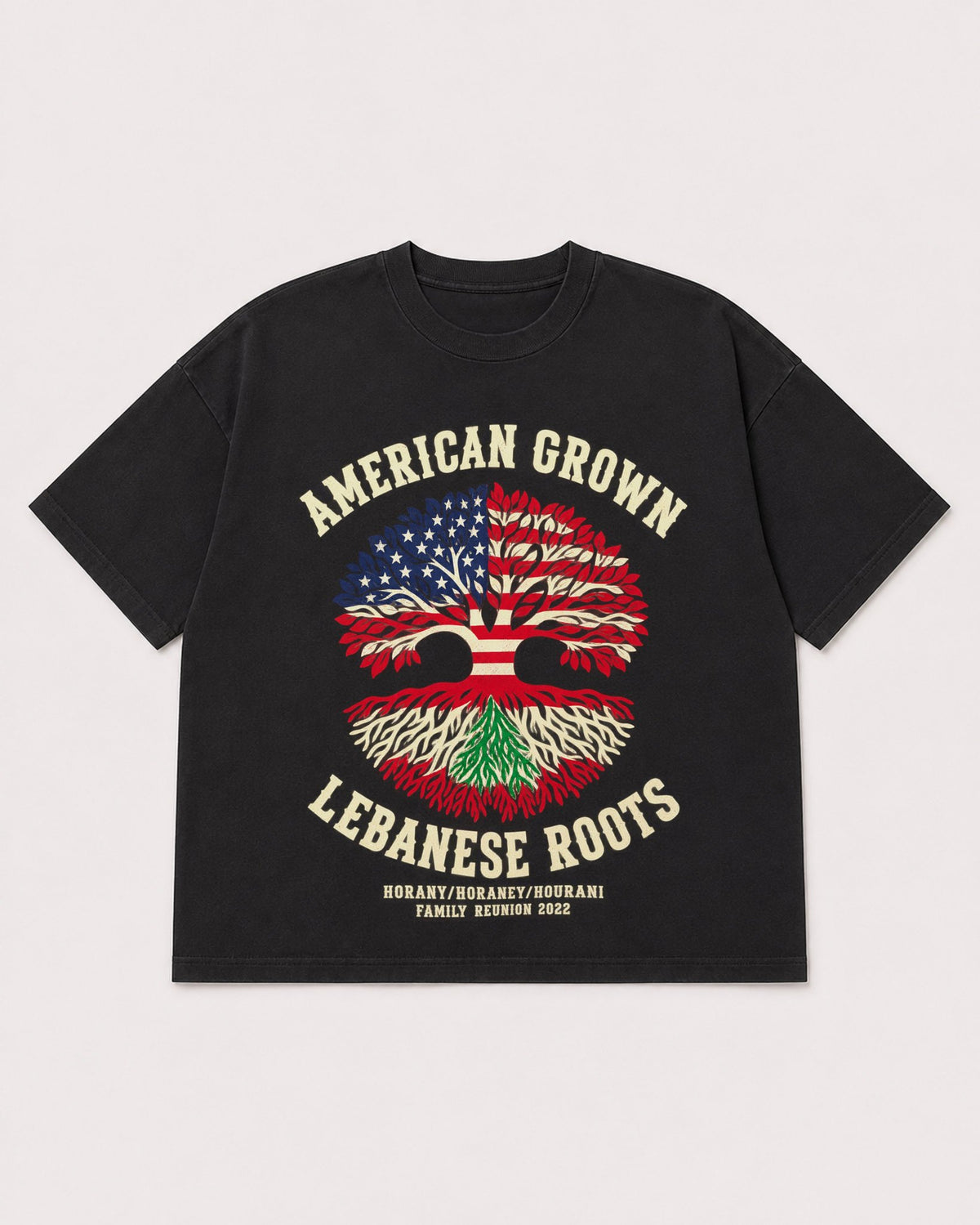 Mockup Boxy Heavyweight Tee Black product
