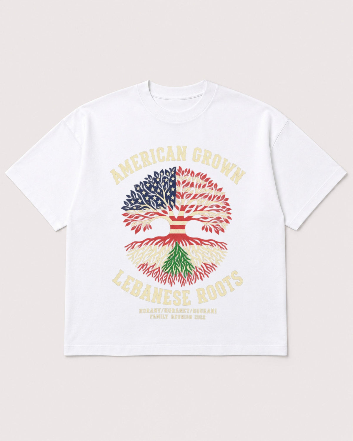 Mockup Boxy Heavyweight Tee White product