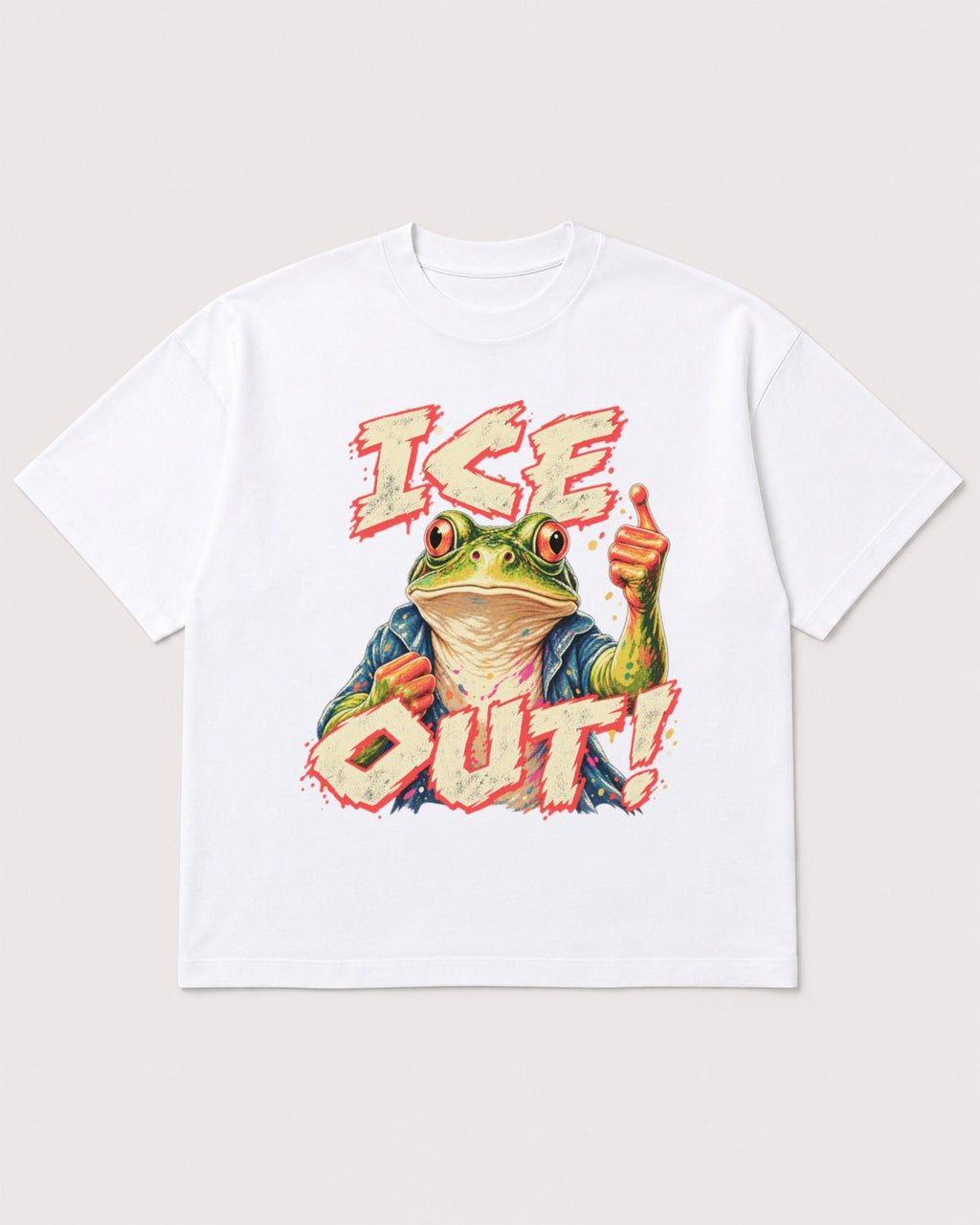 Mockup Boxy Heavyweight Tee White product