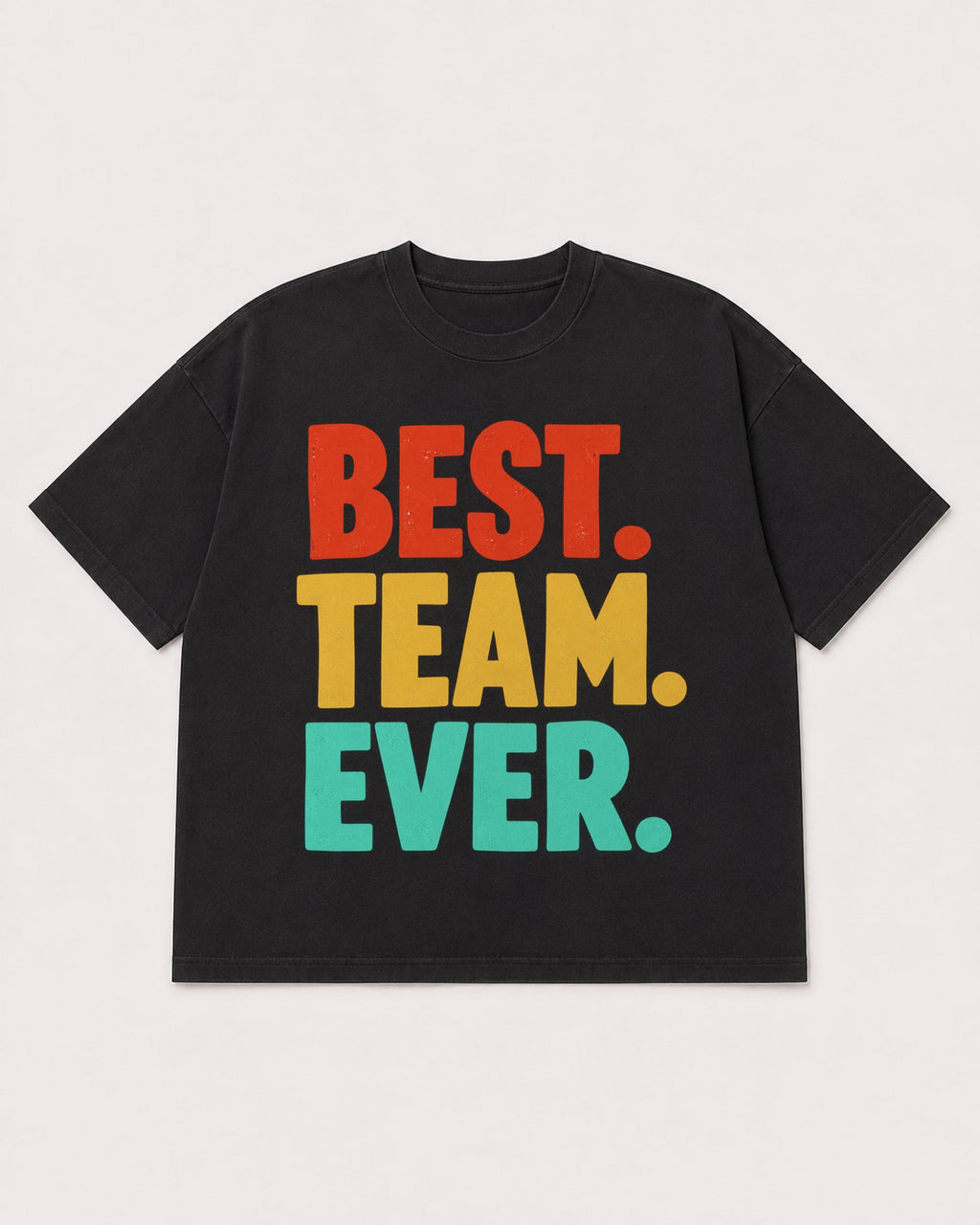 Mockup Boxy Heavyweight Tee Black product