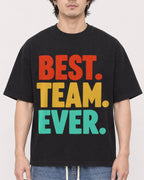 Mockup Boxy Heavyweight Tee Black male close-up 03
