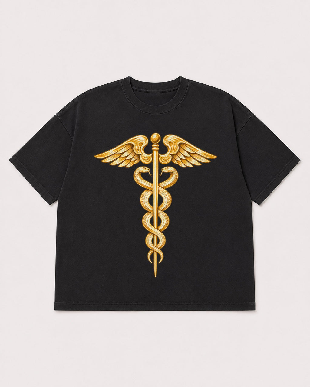 Mockup Boxy Heavyweight Tee Black product