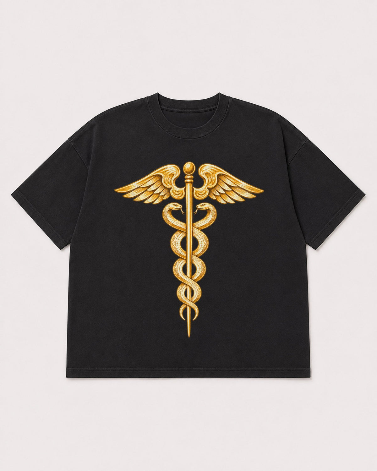 Mockup Boxy Heavyweight Tee Black product